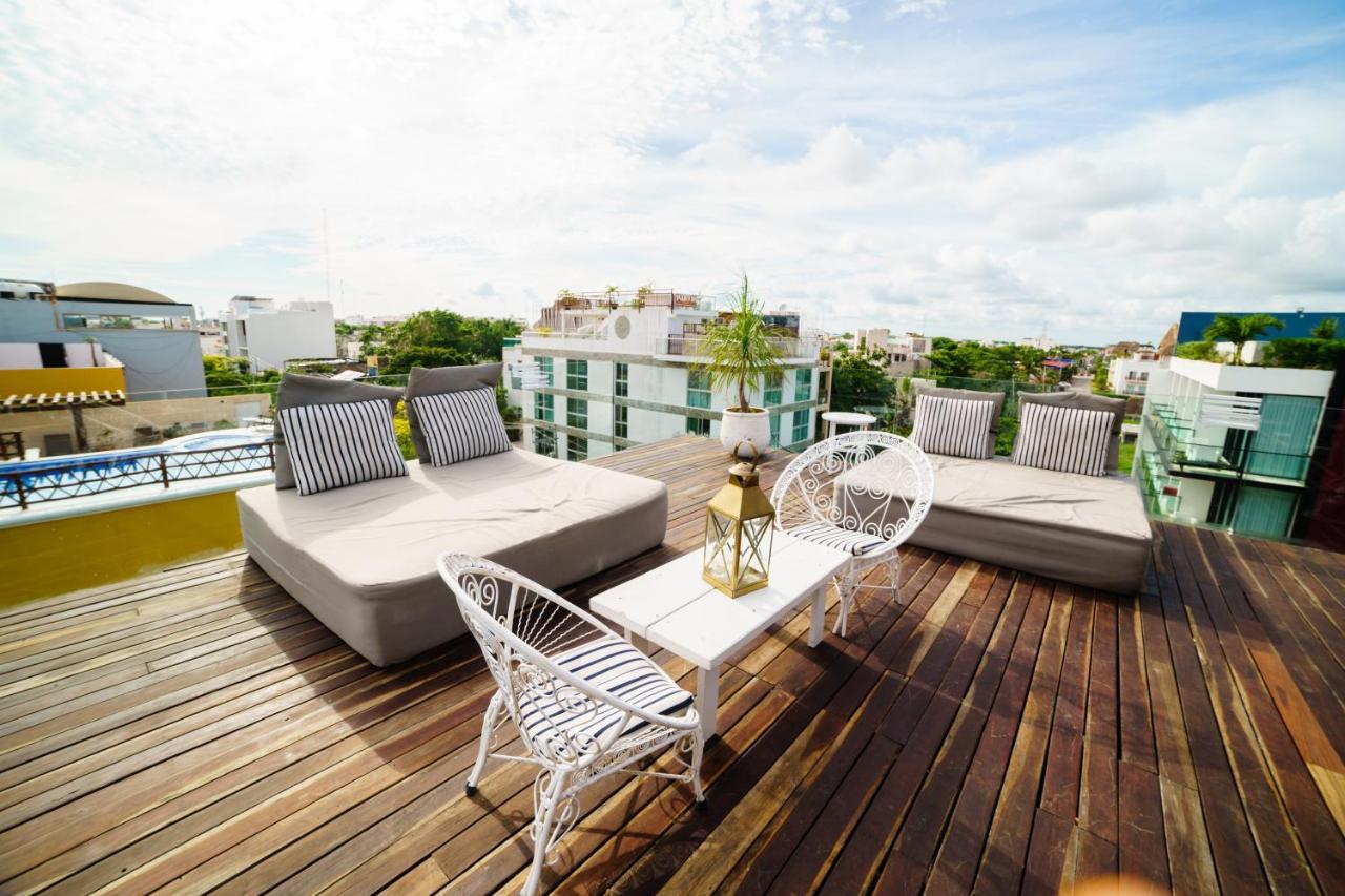 Be Playa Hotel Boutique & Rooftop Bar Playa del Carmen Eksteriør billede
