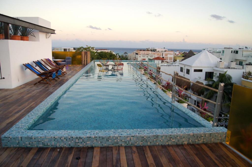 Be Playa Hotel Boutique & Rooftop Bar Playa del Carmen Eksteriør billede